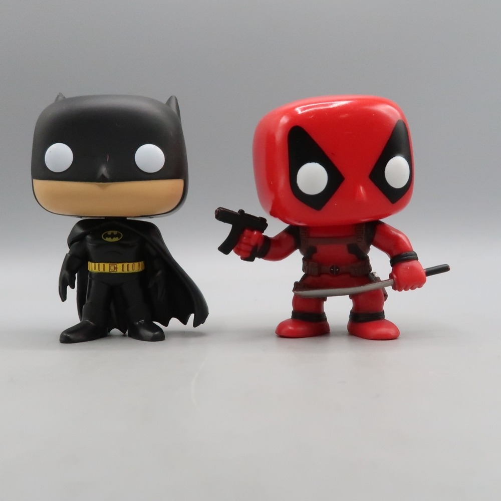 Funko Pop! Vinyl‎ Marvel Deadpool and Batman Classic Loose Toy